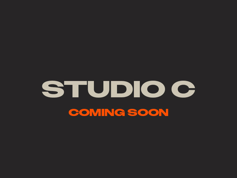 Studio C production showcase suite coming soon layout graphic asset for 655 Studios.